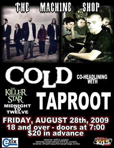 Taproot Poster Taproot 8-28-09